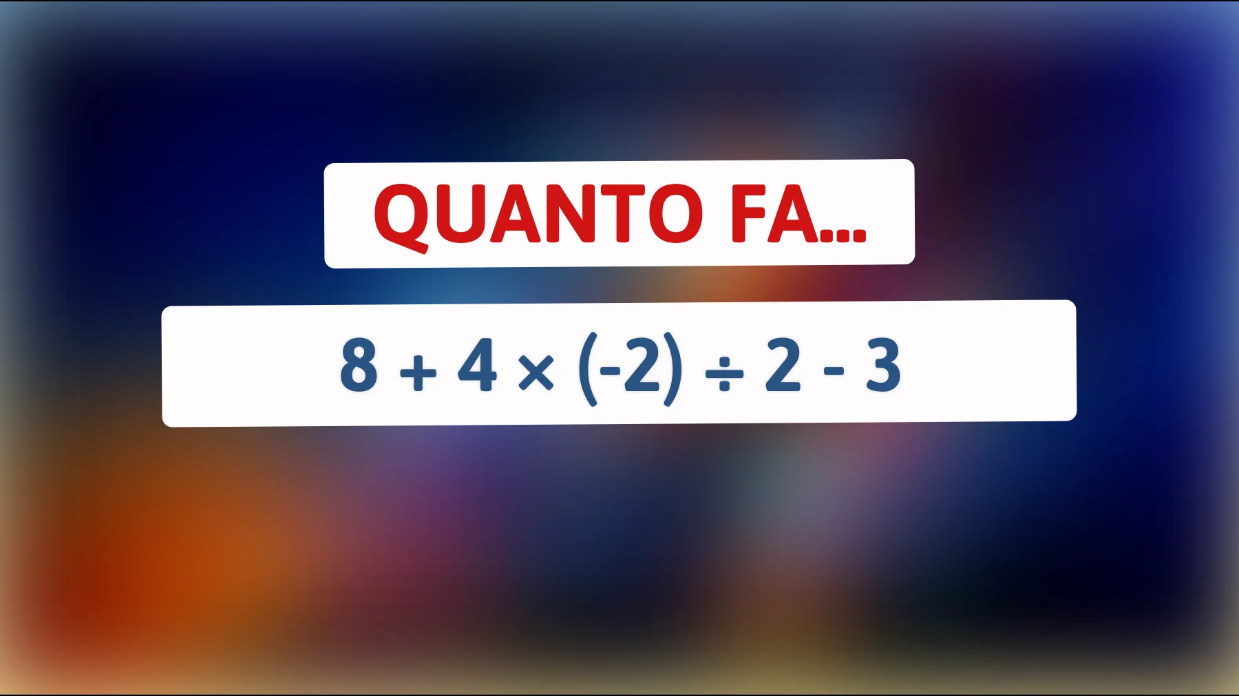 "Sei abbastanza cervellone da risolvere questo enigma matematico che sta facendo impazzire il web?""