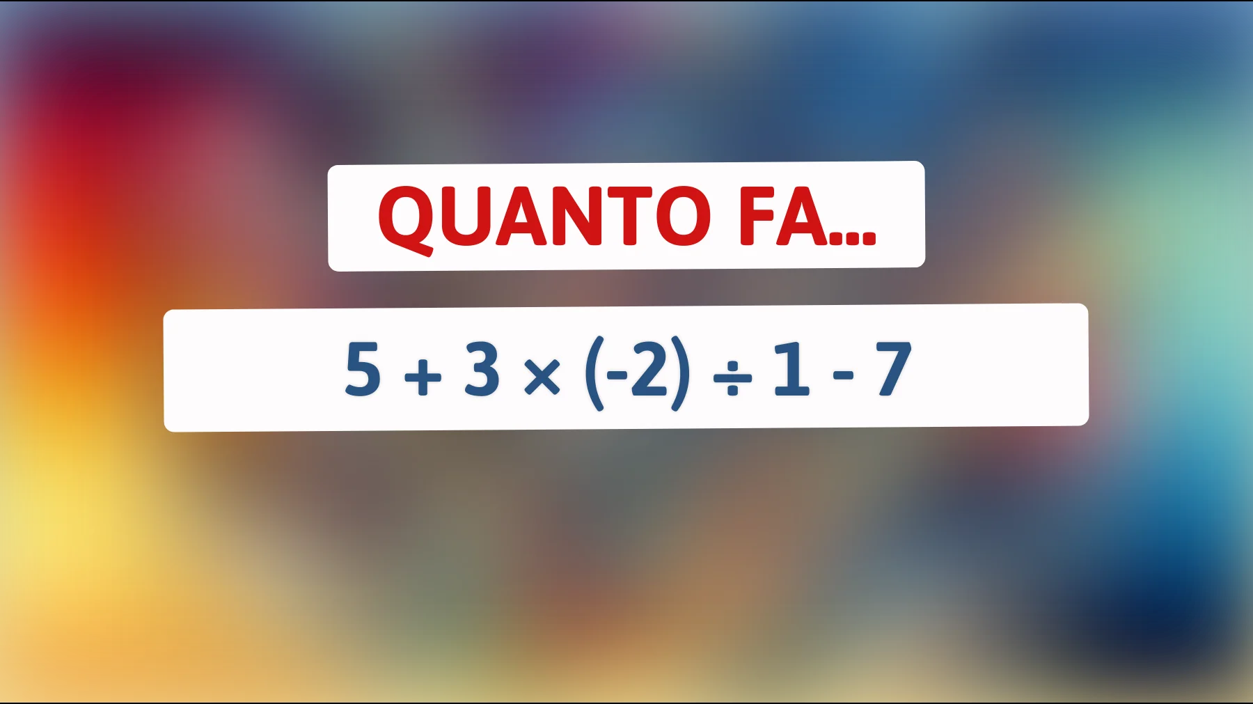 Hai abbastanza cervello per risolvere questo indovinello matematico che ha lasciato tutti a bocca aperta? Sfida la tua intelligenza!"