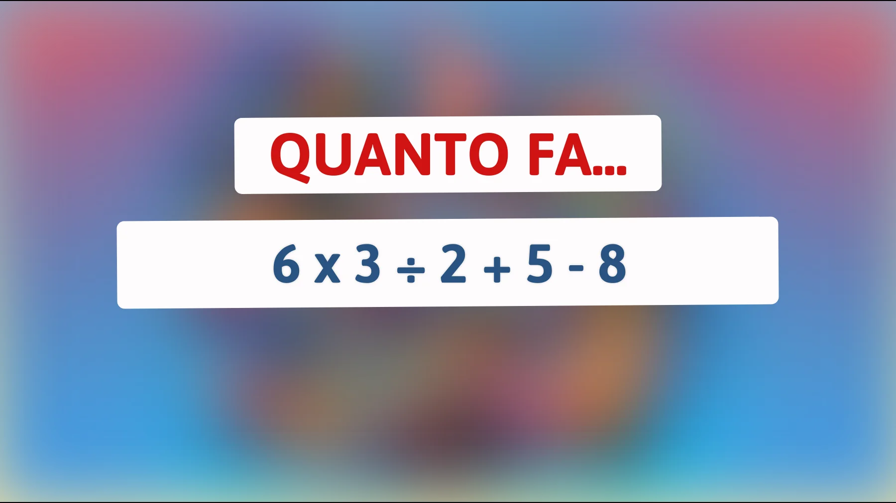 Scopri se sei un vero genio matematico: solo i più intelligenti possono risolvere questo semplice indovinello! Te la senti di sfidare te stesso?"