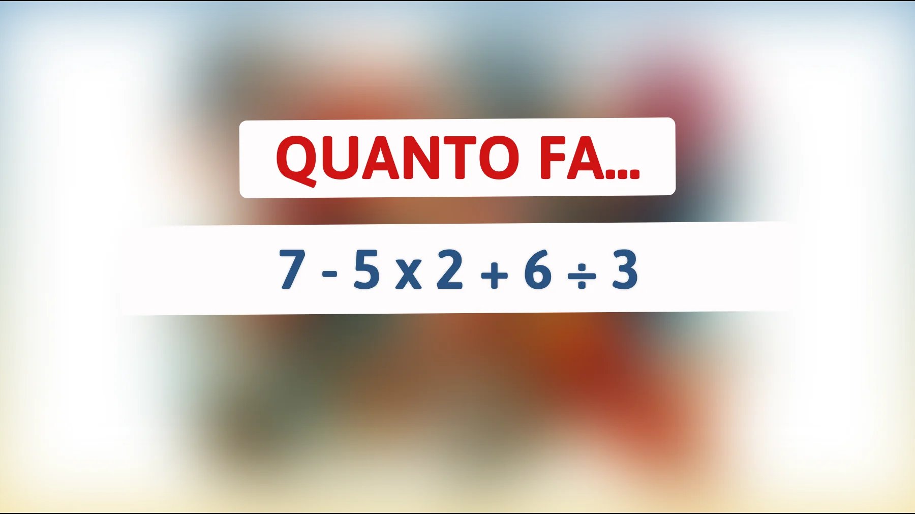 "La Sfida che Sta Facendo Impazzire Tutti: Riesci a Risolvere questo Semplice Indovinello Matematico?""