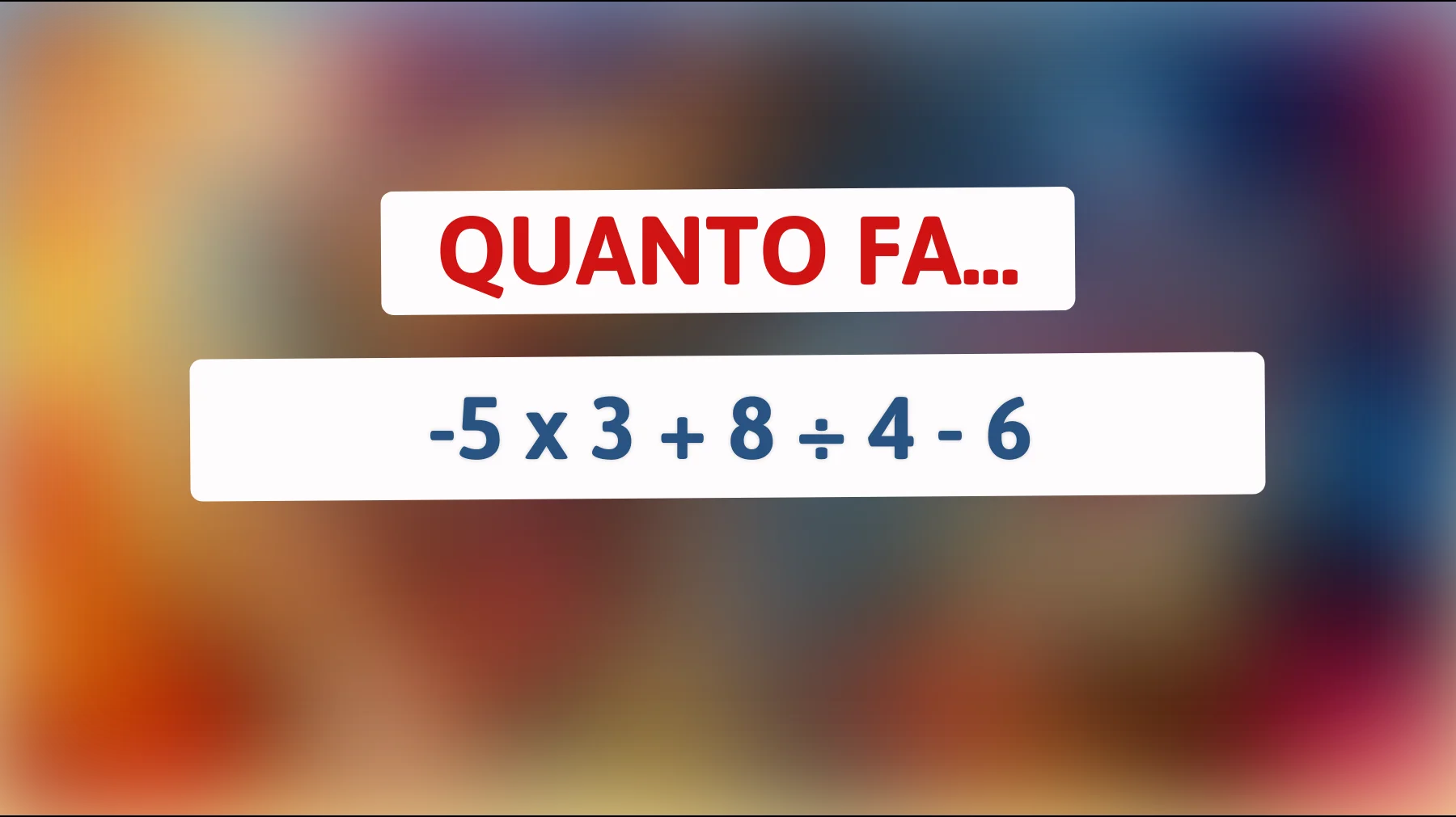 Sfida la tua intelligenza: solo un genio risolverà questo enigma matematico! Riuscirai a svelarne il segreto?"