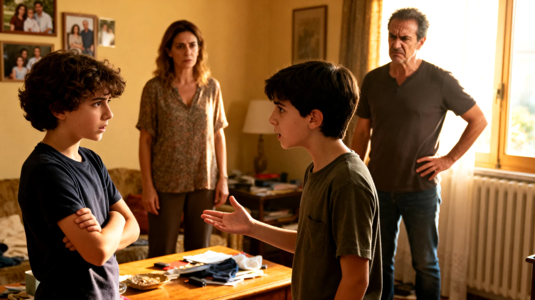 I genitori faticano a gestire la gelosia e la rivalità tra fratelli bambini, che litigano continuamente per attirare l'attenzione, confrontano i trattamenti ricevuti e manifestano comportamenti regressivi o aggressivi l'uno verso l'altro"